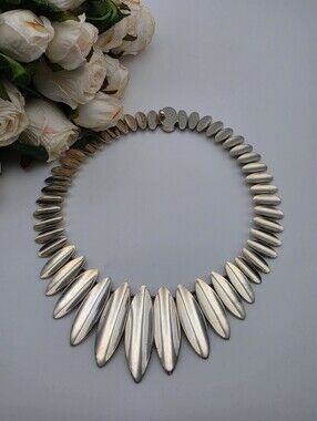 Taxco Vintage Artisan Necklace .925 Sterling Silver Mexico TF-75